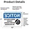 Signmission Wheels Must Be Chocked OSHA Notice Sign, Vinyl Decal, 10in W x 7in L, 2PK OS-2PACK-NS-D-710-L-16909 - alternate 5